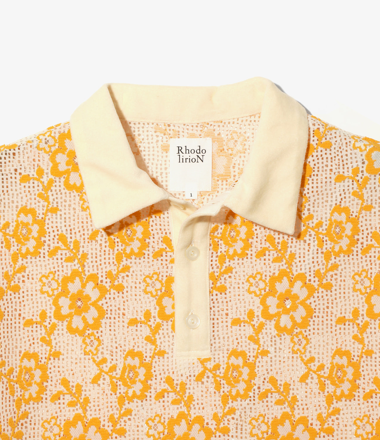 Polo Shirt - Flower Lace