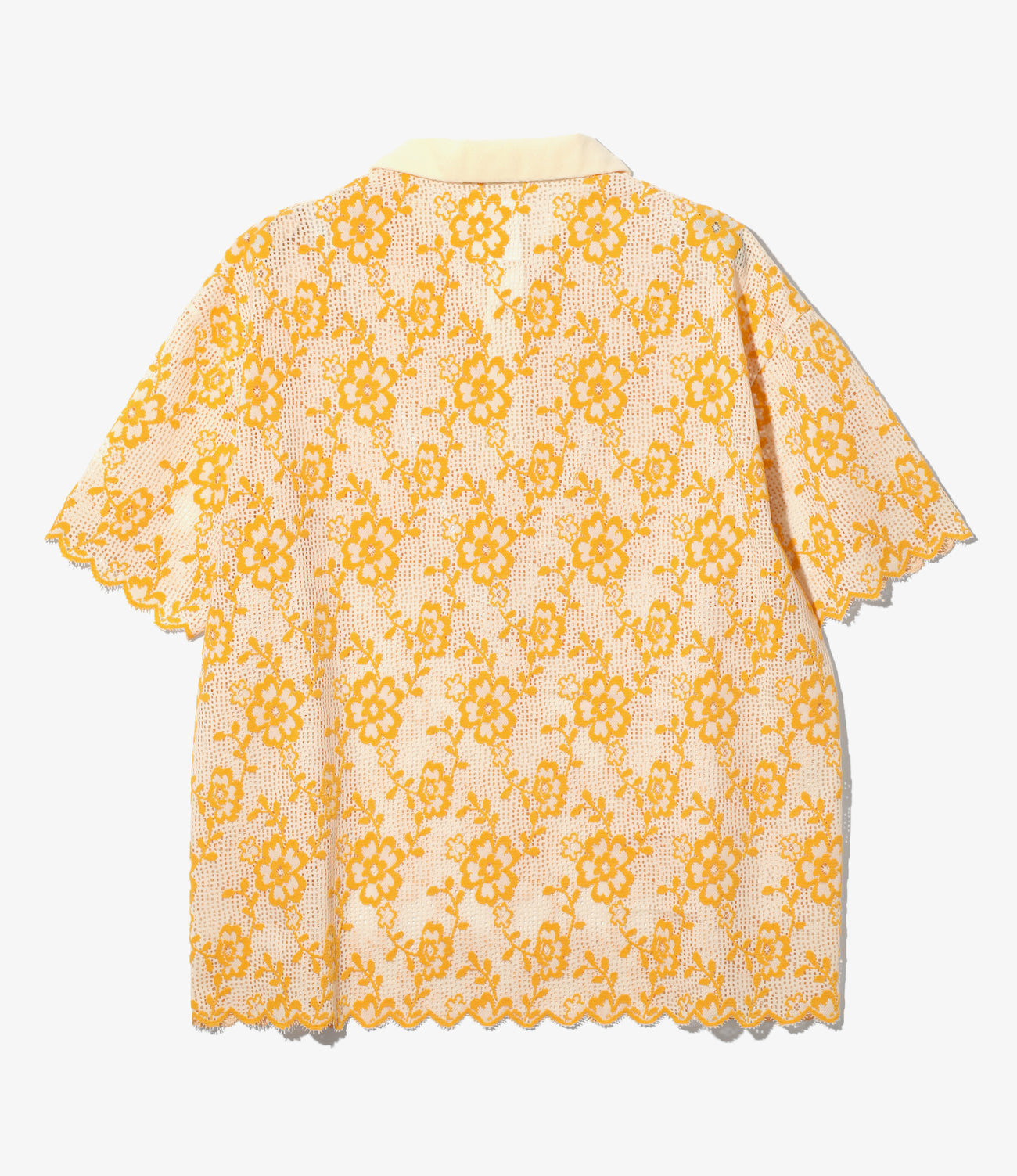 Polo Shirt - Flower Lace