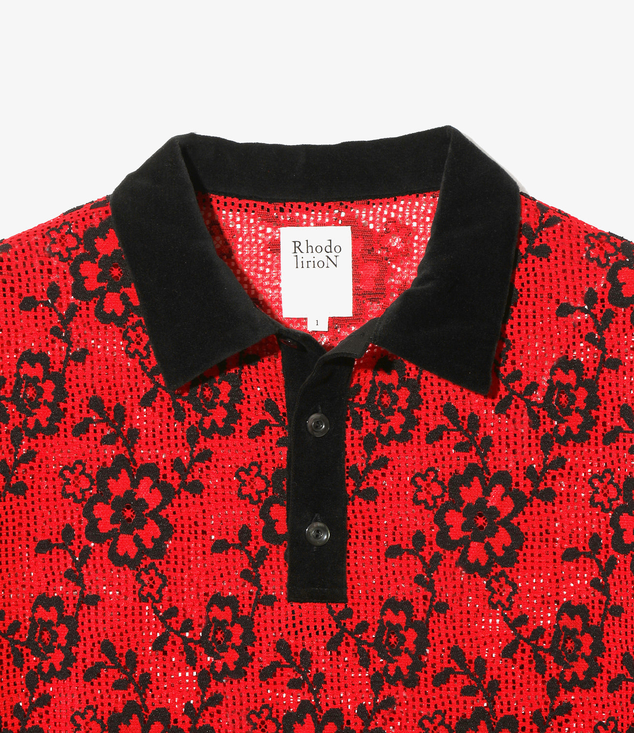 Polo Shirt - Flower Lace