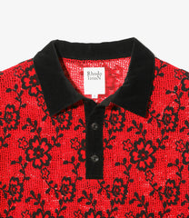 Polo Shirt - Flower Lace