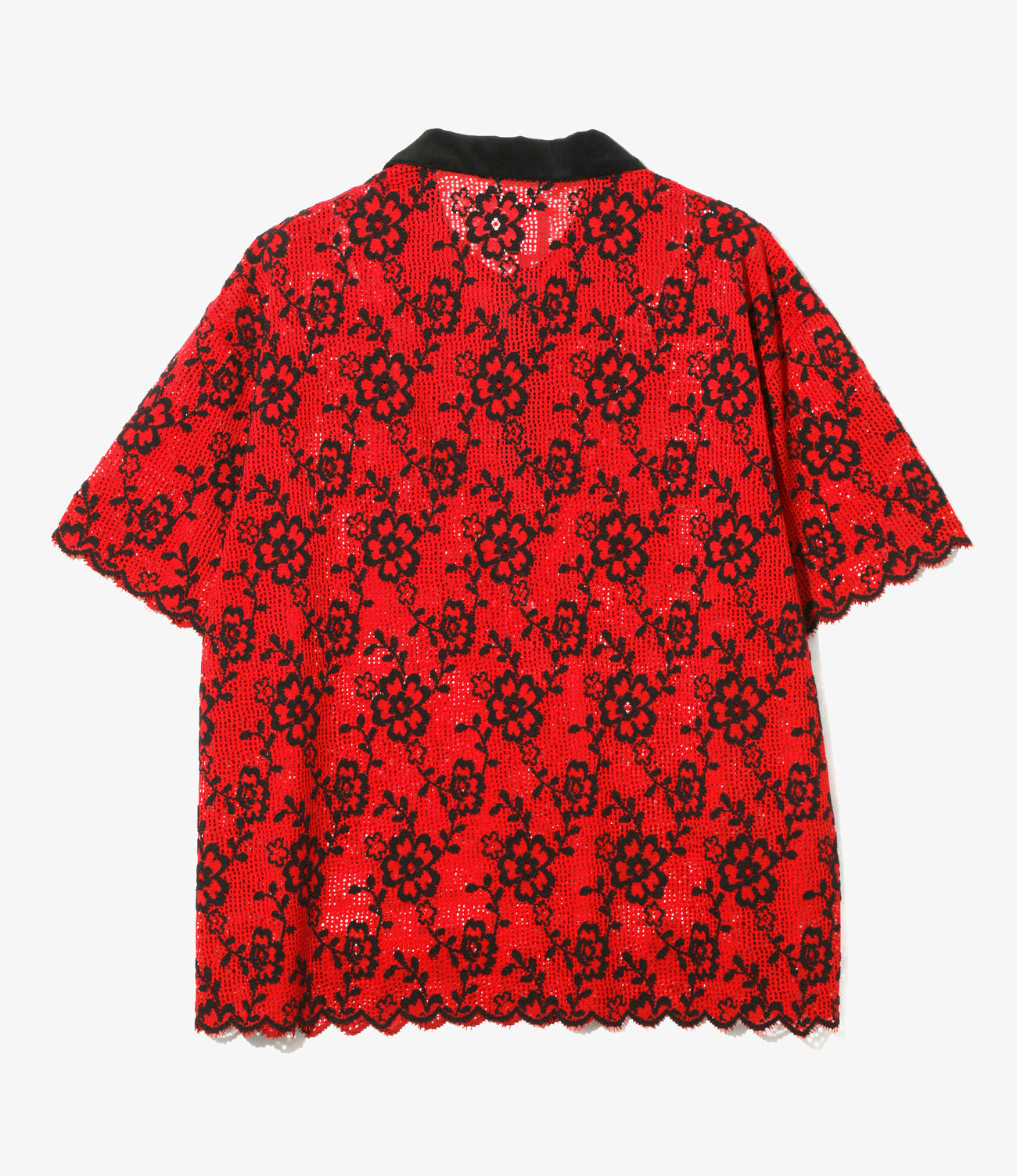 Polo Shirt - Flower Lace