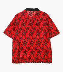 Polo Shirt - Flower Lace