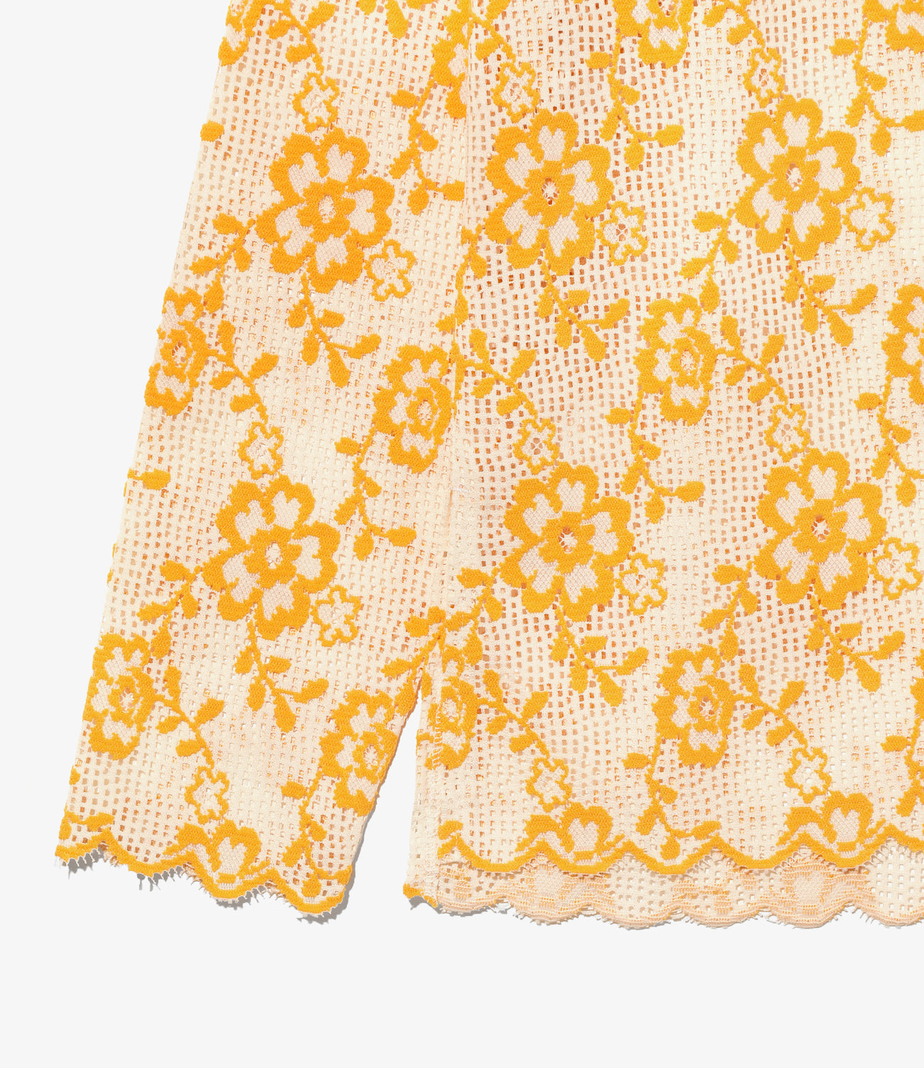Crew Neck Tee - Flower Lace