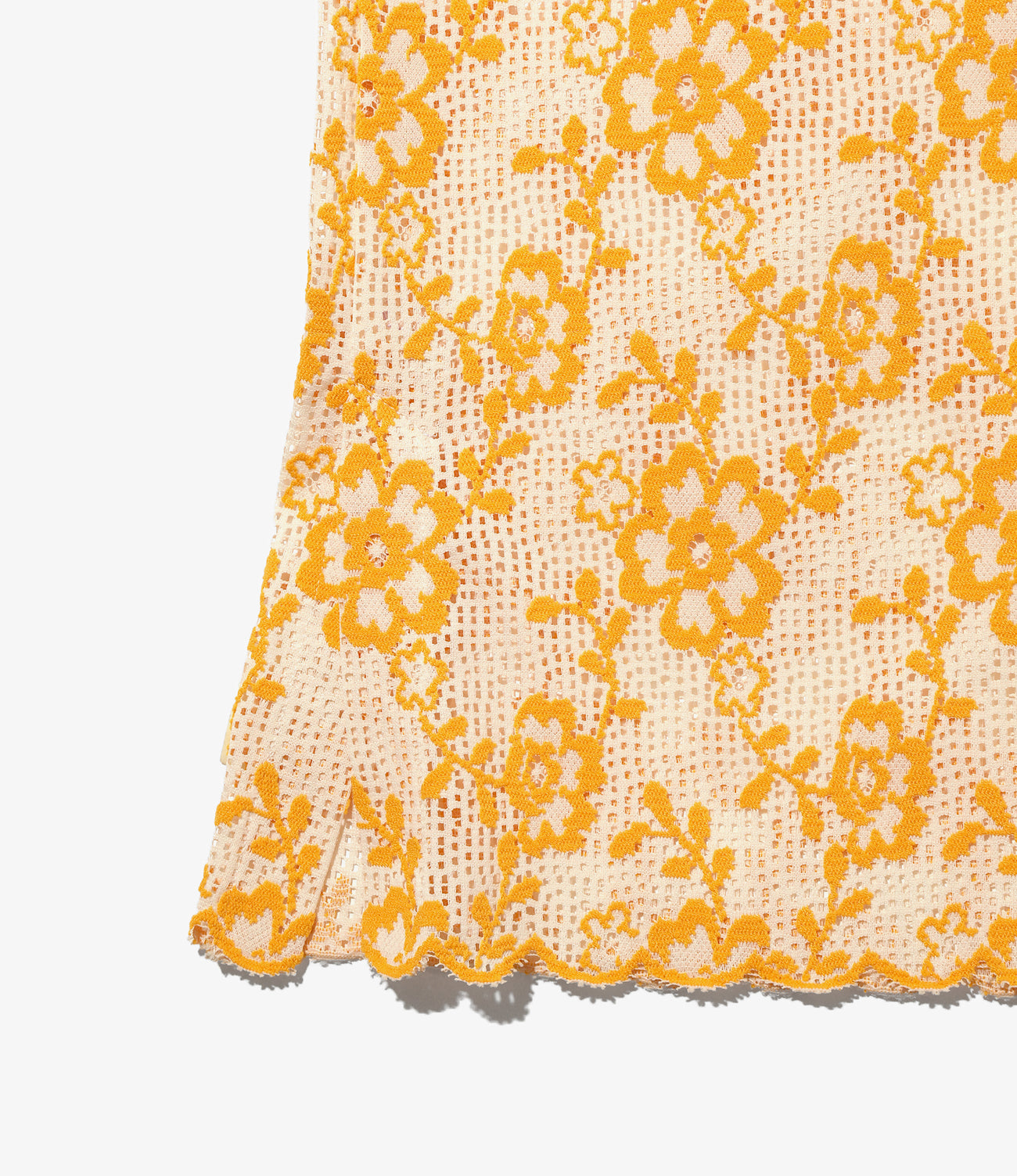 Slit Flare Pant - Flower Lace