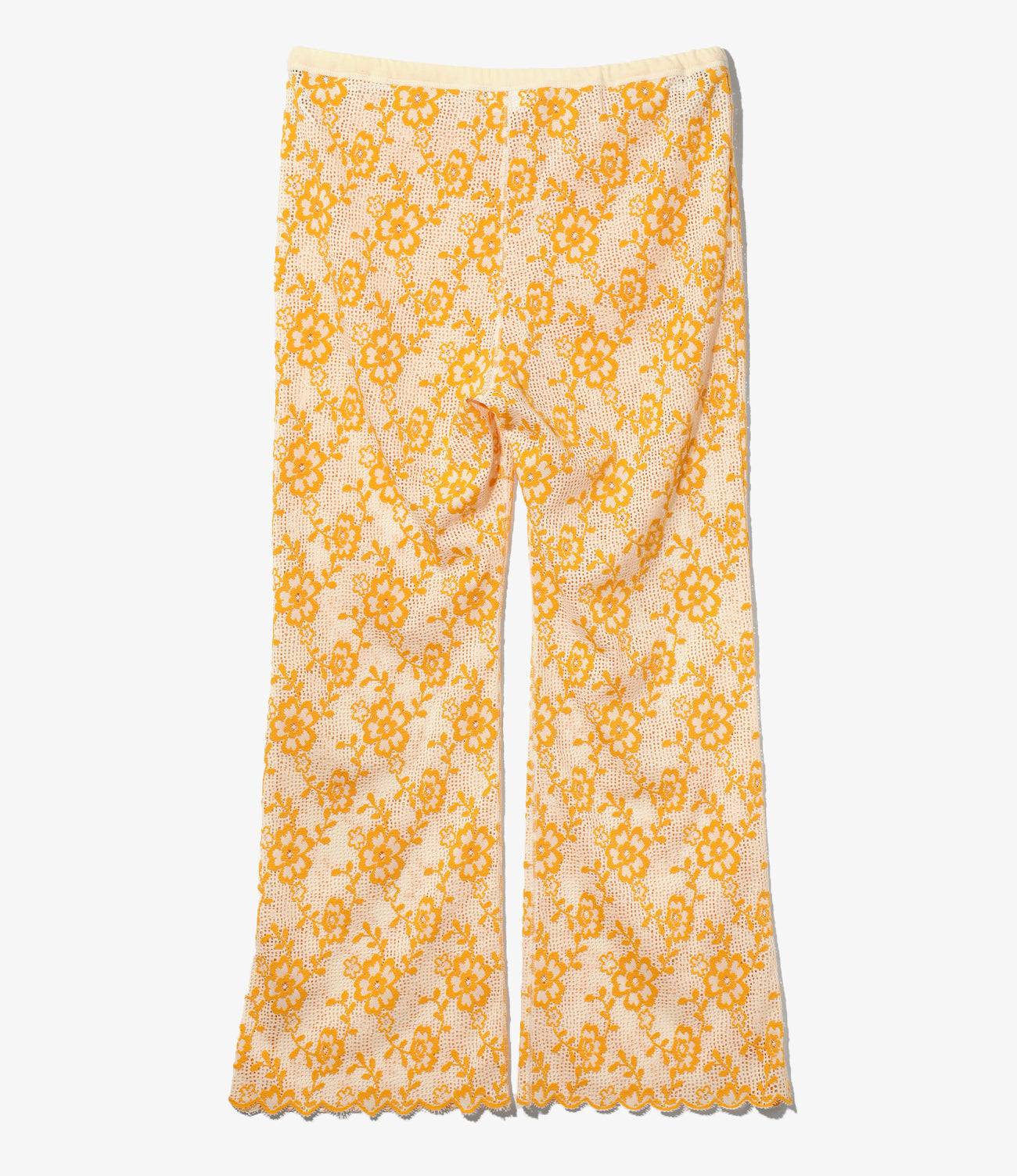 Slit Flare Pant - Flower Lace