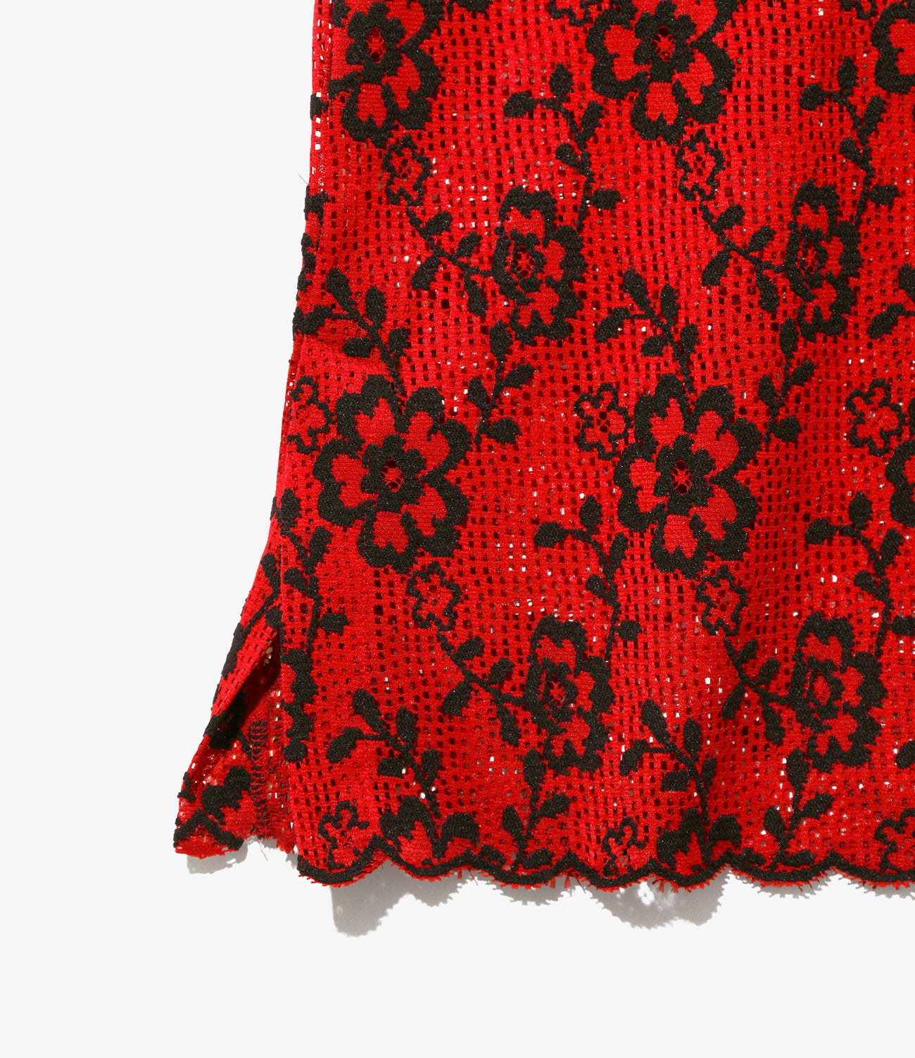 Slit Flare Pant - Flower Lace