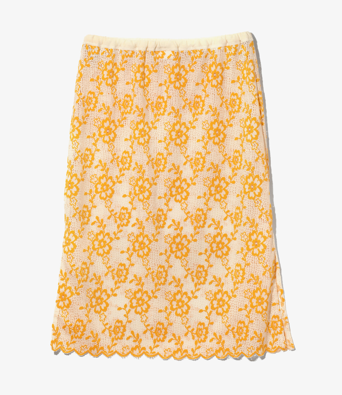 Pencil Skirt - Flower Lace