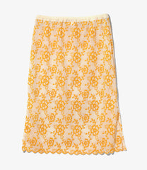 Pencil Skirt - Flower Lace