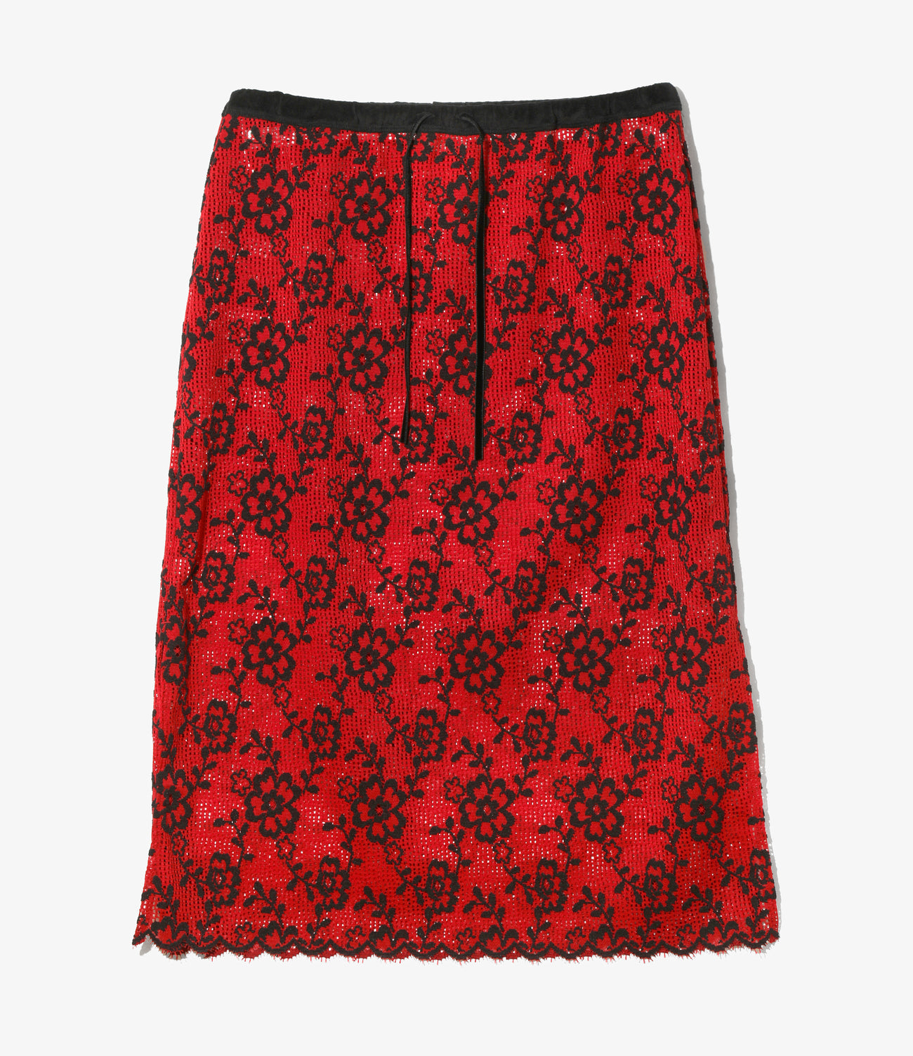 Pencil Skirt - Flower Lace