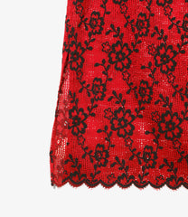 Pencil Skirt - Flower Lace