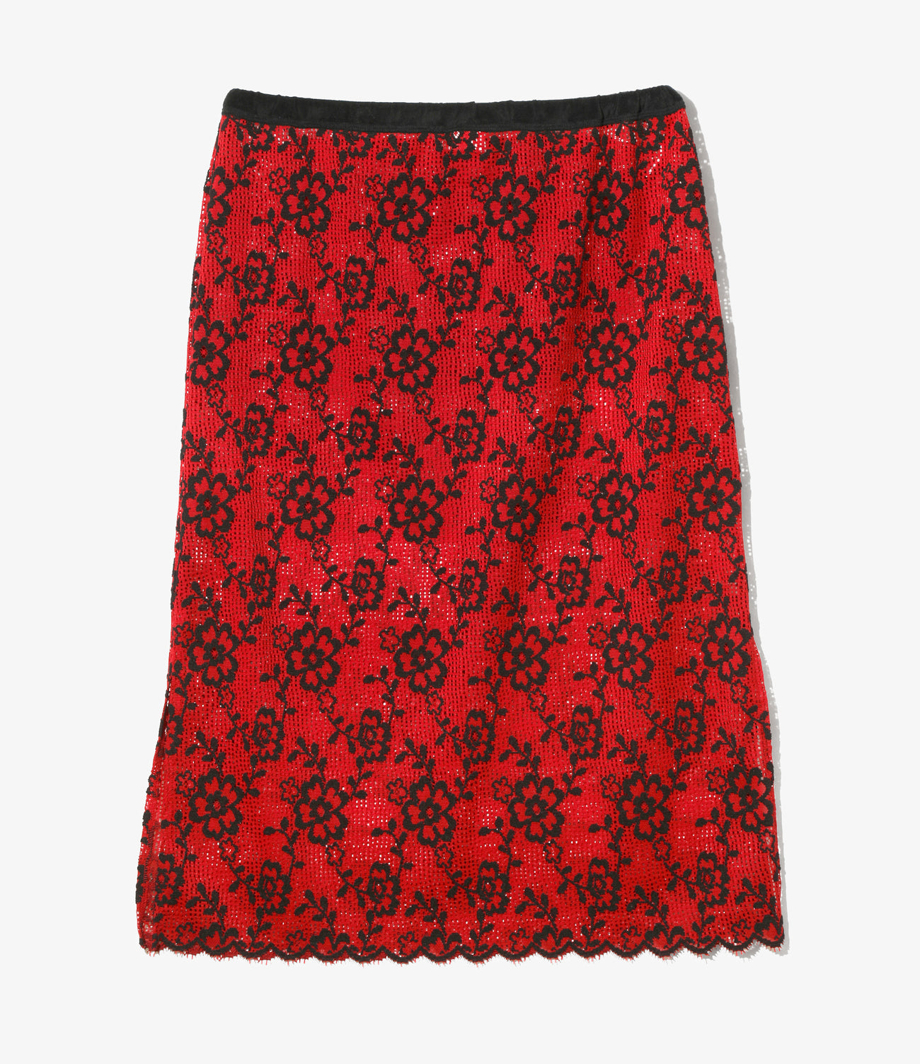 Pencil Skirt - Flower Lace