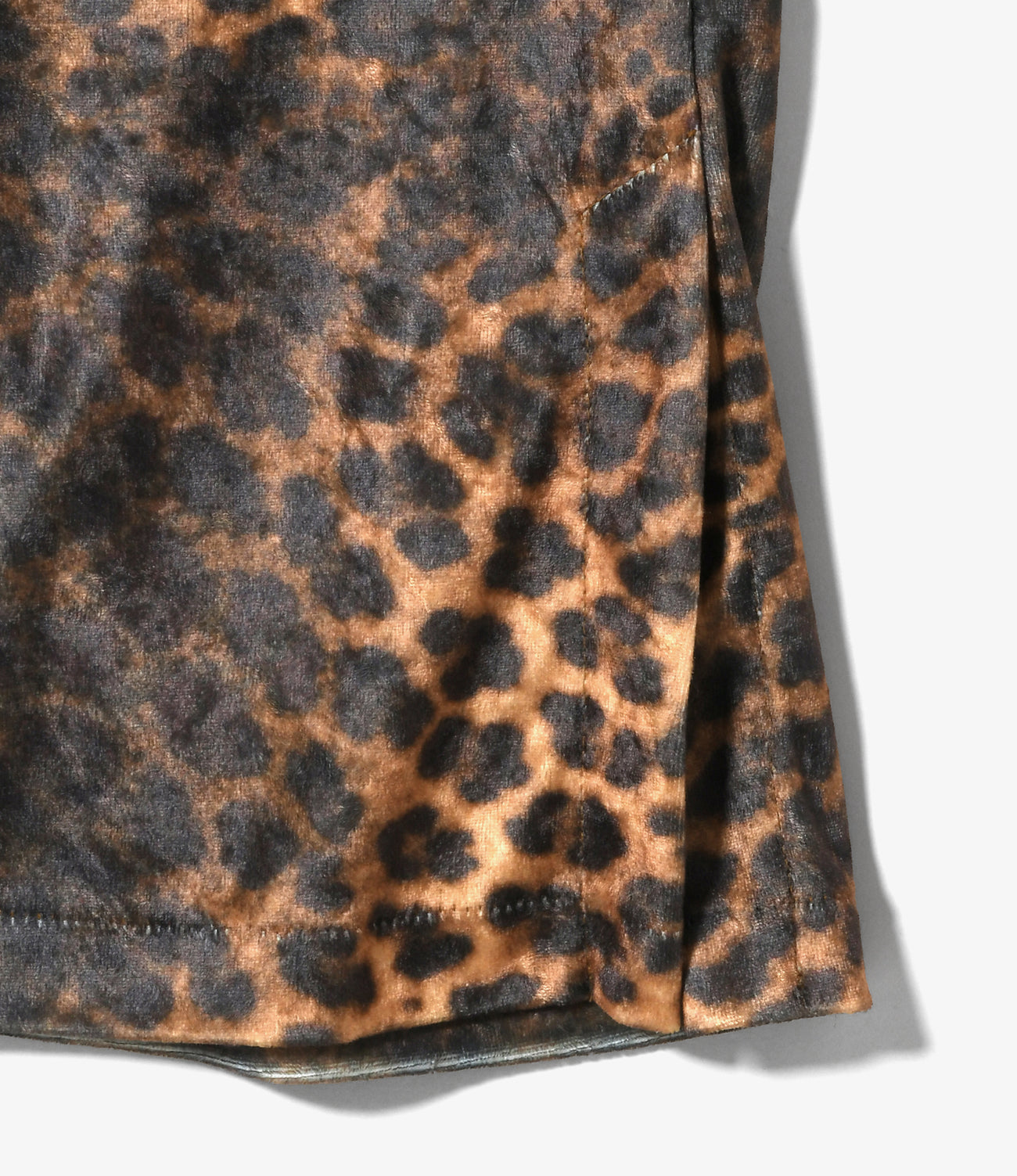 Slit Flare Pant - Leopard Print Velvet