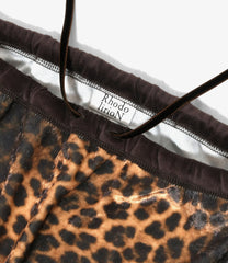 Pencil Skirt - Leopard Print Velvet
