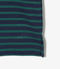 Frill Pocket Polo Shirt - Stripe