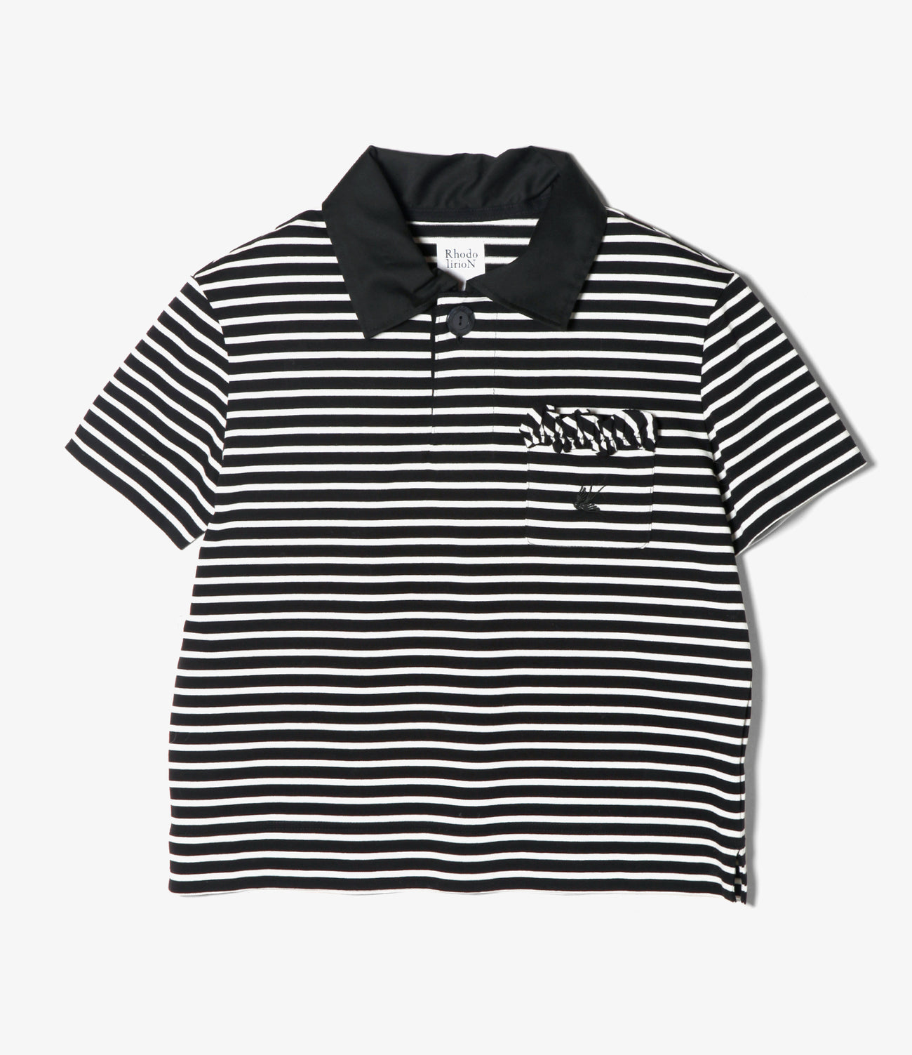 Frill Pocket Polo Shirt - Stripe