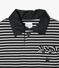 Frill Pocket Polo Shirt - Stripe