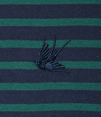 Frill Basque Shirt - Stripe