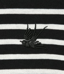 Frill Basque Shirt - Stripe
