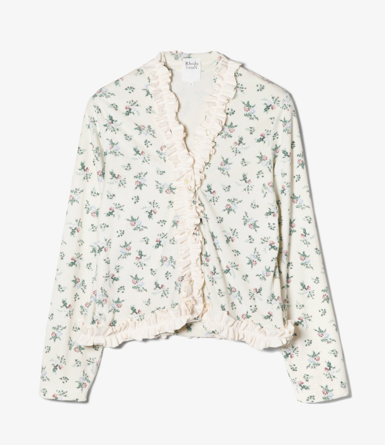 Mellow Finished Cardigan - Floral Pile