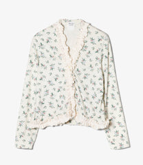 Mellow Finished Cardigan - Floral Pile