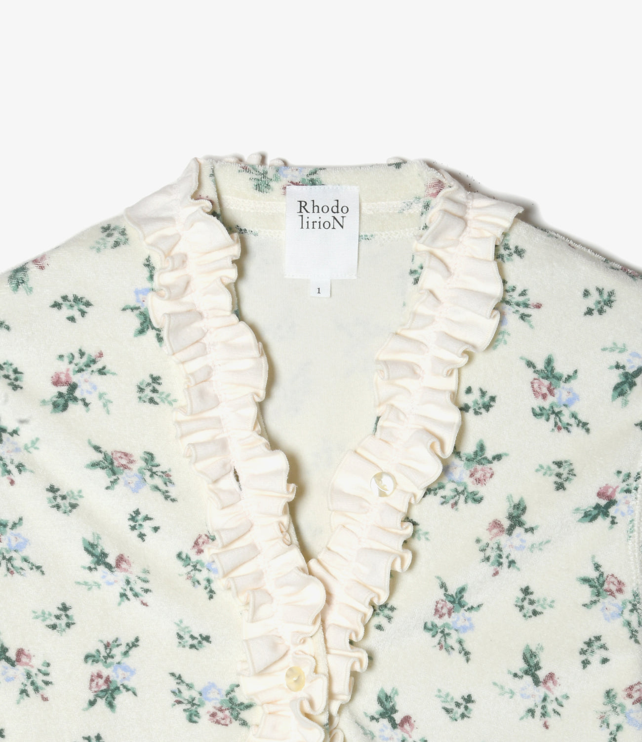 Mellow Finished Cardigan - Floral Pile