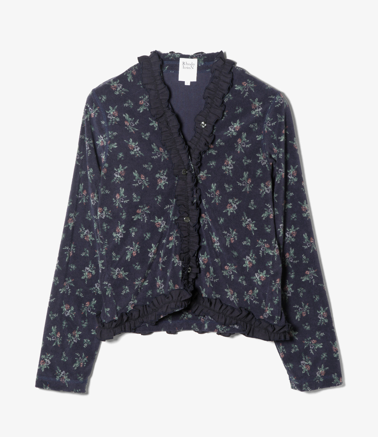Mellow Finished Cardigan - Floral Pile