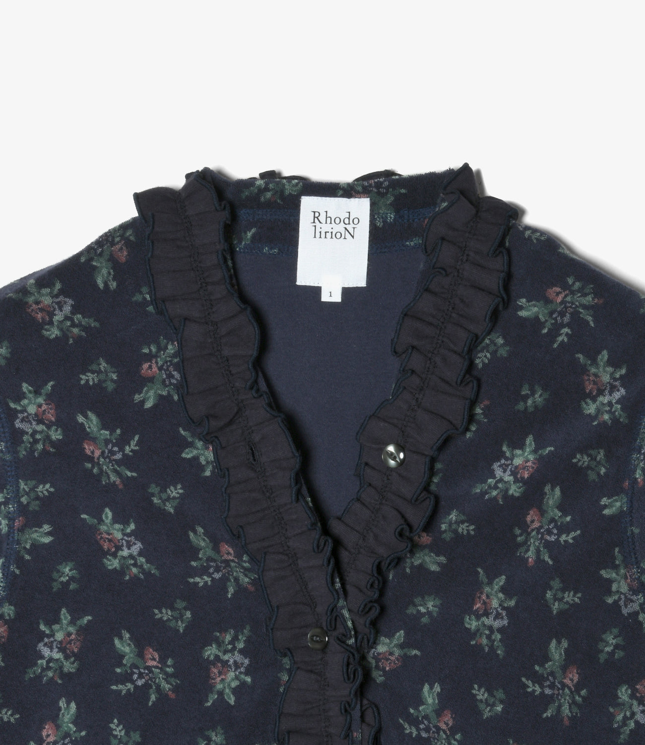 Mellow Finished Cardigan - Floral Pile