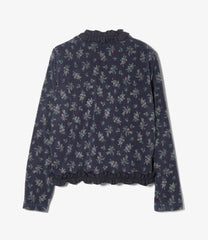 Mellow Finished Cardigan - Floral Pile