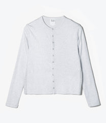 Ribbed Snap Button Cardigan