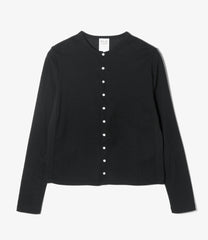 Ribbed Snap Button Cardigan