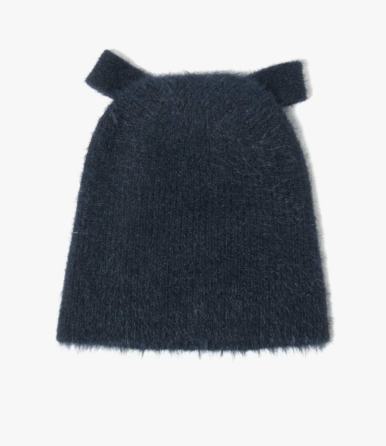 Watch Cap With Bow - Chenille Yarn