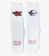Tattoo Jacquard Socks