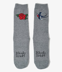Tattoo Jacquard Socks