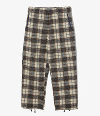 Knit Leisure Pant - Poly Wool Knit Plaid
