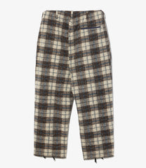 Knit Leisure Pant - Poly Wool Knit Plaid
