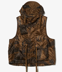 Field Vest - Animal Print Polyester PilotTwill
