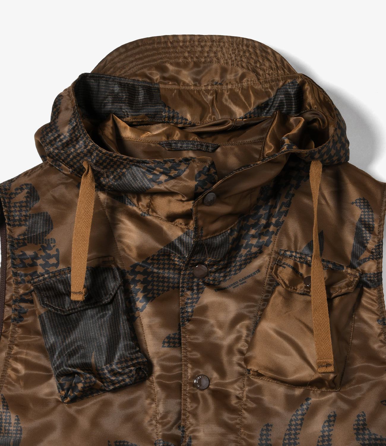 Field Vest - Animal Print Polyester PilotTwill