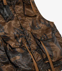 Field Vest - Animal Print Polyester PilotTwill