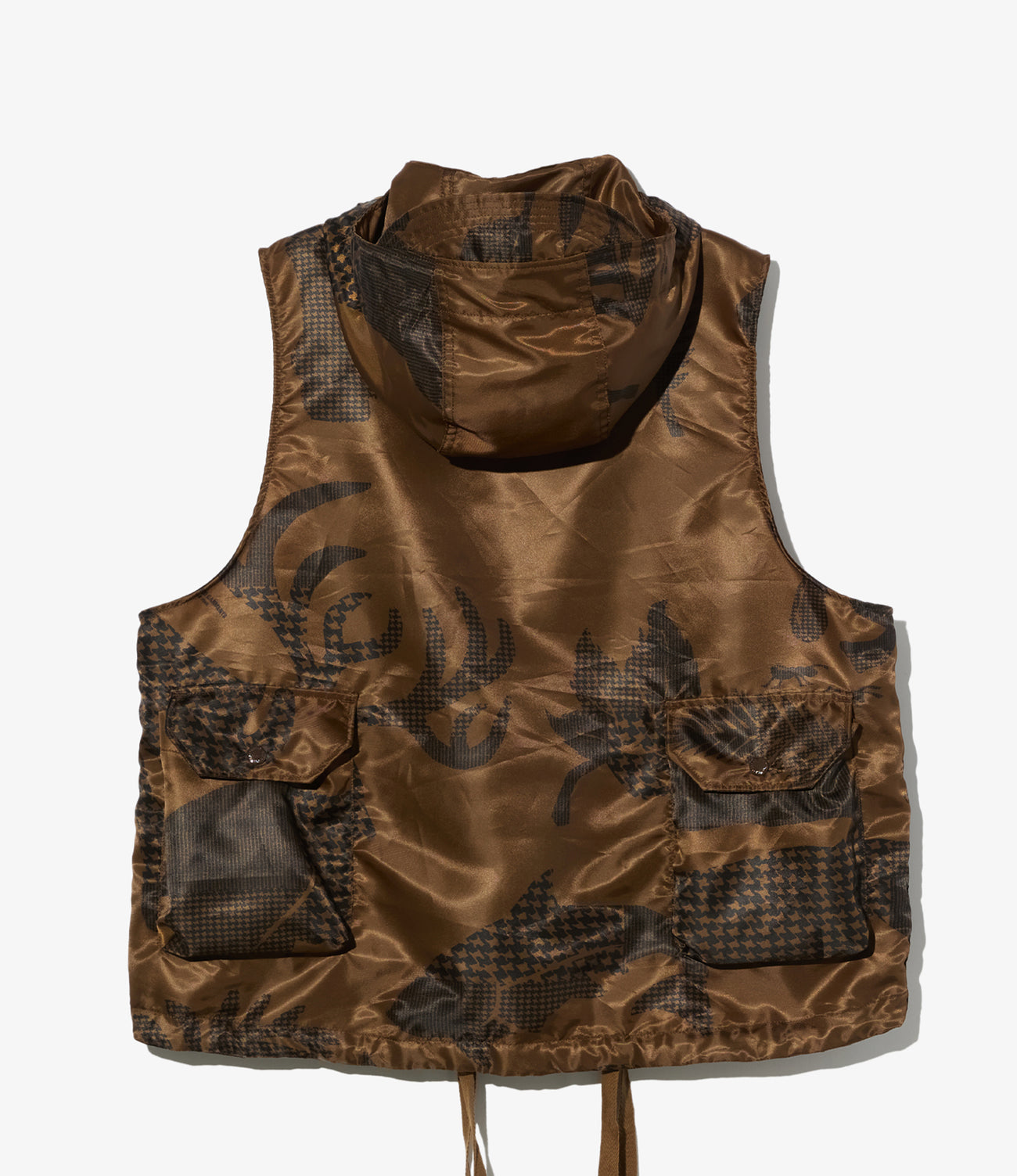 Field Vest - Animal Print Polyester PilotTwill