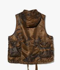 Field Vest - Animal Print Polyester PilotTwill