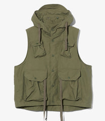Field Vest - Cotton Double Cloth