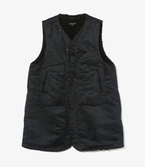 Liner Vest - Polyester Fake Suede / Polyester Shearling