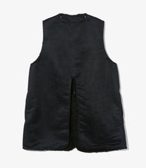 Liner Vest - Polyester Fake Suede / Polyester Shearling