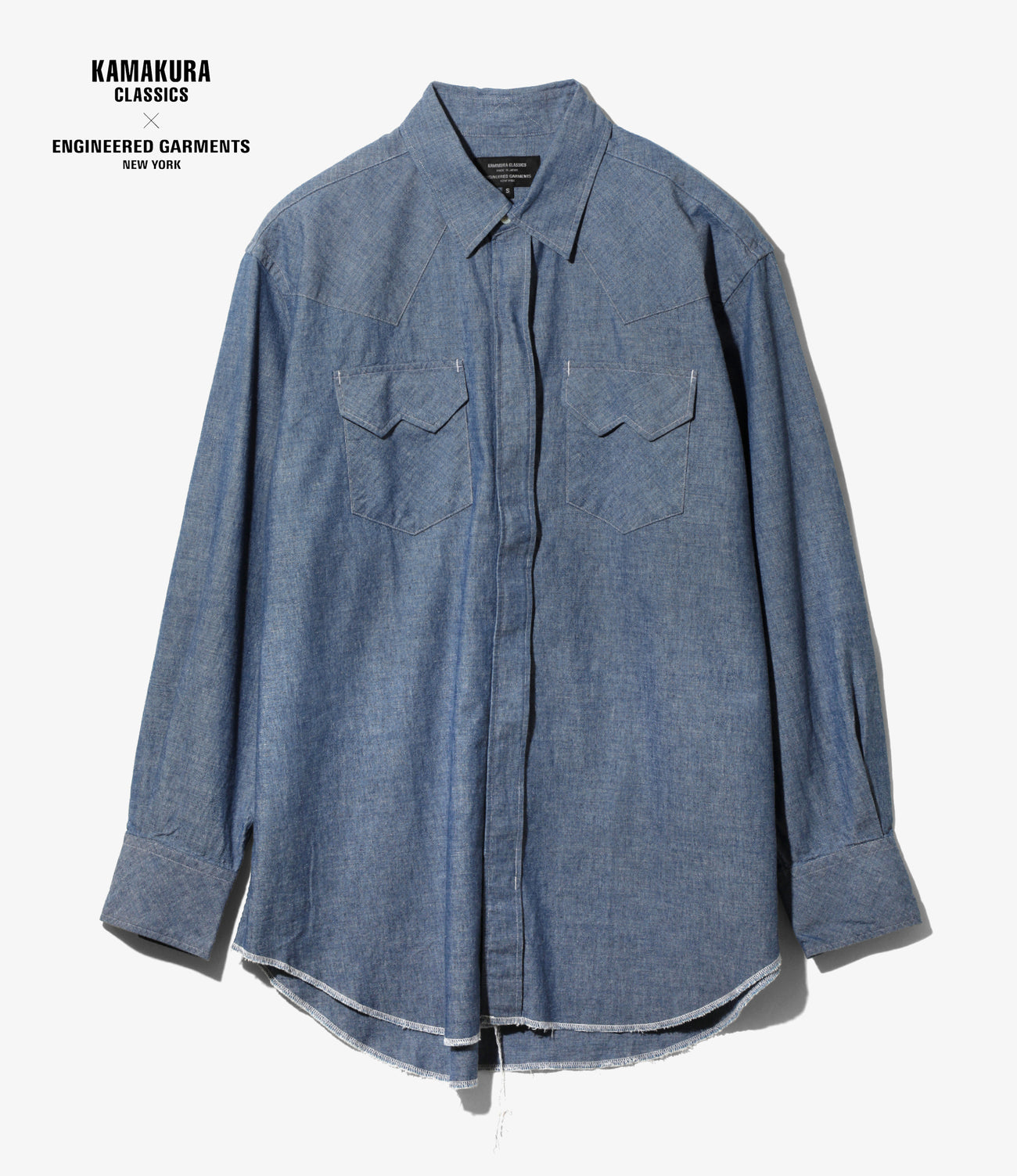 〈ENGINEERED GARMENTS〉x〈KAMAKURA CLASSICS〉EG Western Shirt - Chambray