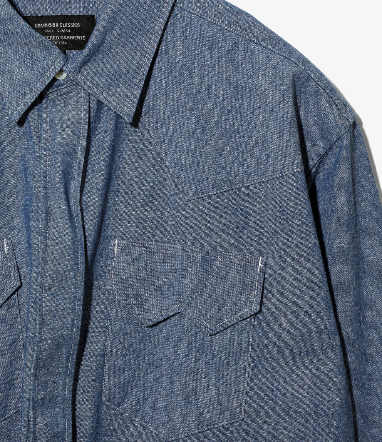 〈ENGINEERED GARMENTS〉x〈KAMAKURA CLASSICS〉EG Western Shirt - Chambray