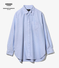 〈ENGINEERED GARMENTS〉x〈KAMAKURA CLASSICS〉EG Four Collar Shirt - Oxford