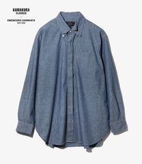〈ENGINEERED GARMENTS〉x〈KAMAKURA CLASSICS〉EG Four Collar Shirt - Chambray