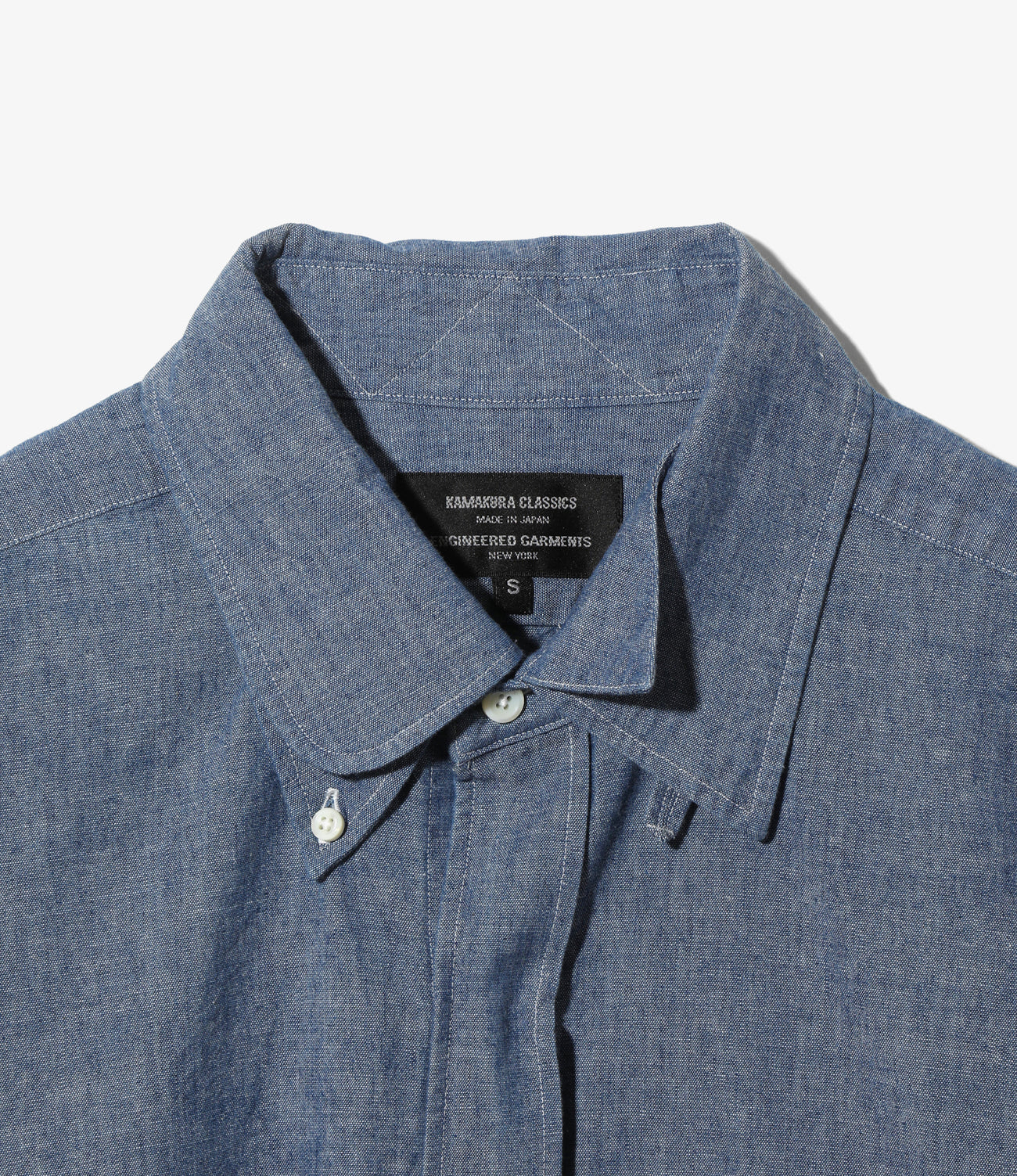 〈ENGINEERED GARMENTS〉x〈KAMAKURA CLASSICS〉EG Four Collar Shirt - Chambray