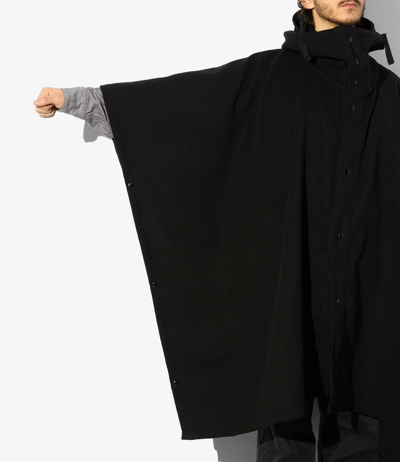 Poncho - Polyester Fake Melton