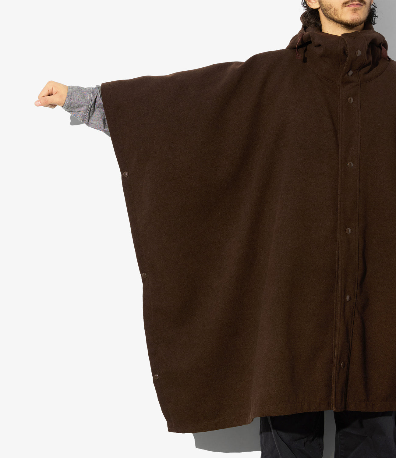 Poncho - Polyester Fake Melton